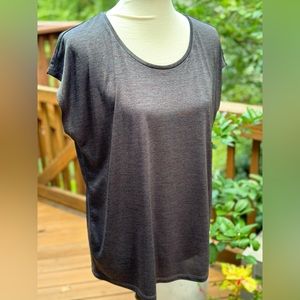 H&M Sport Gray Yoga Running Exercise T Shirt Medium
